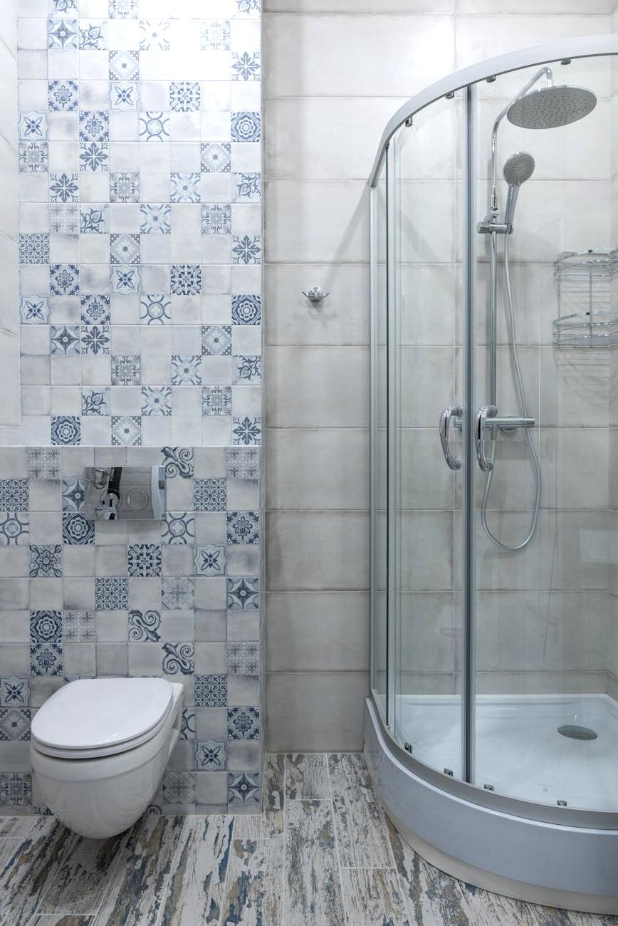 Bathroom tile installation