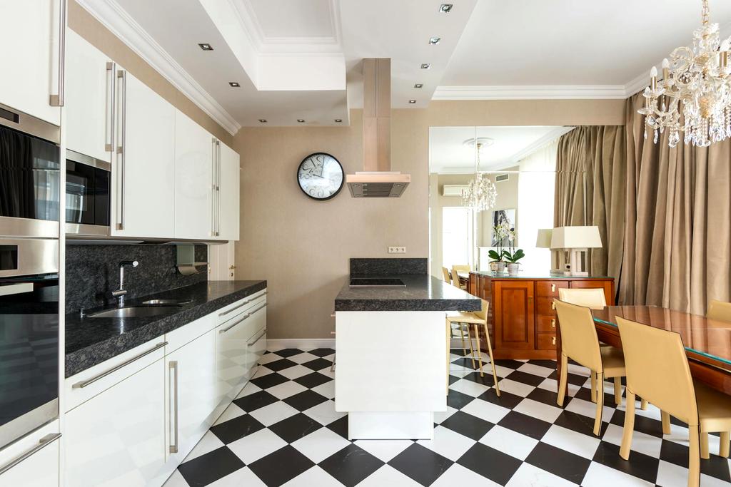 Floor tile installation